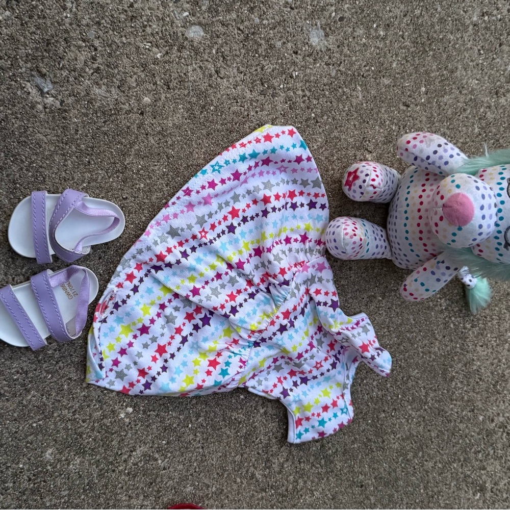 Colorful Star Patterned Dress